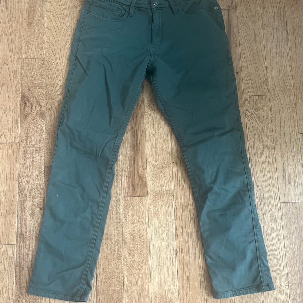 Green Duer No Sweat Relax Taper Pants 34x32